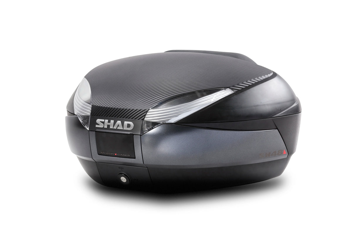 KUFER SHAD SH48 DARK GREY NAKŁADKA+OPARCIE