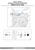 KAPPA MOCOWANIE SZYBY 4128SK YAMAHA MT-03 321 '20-'25