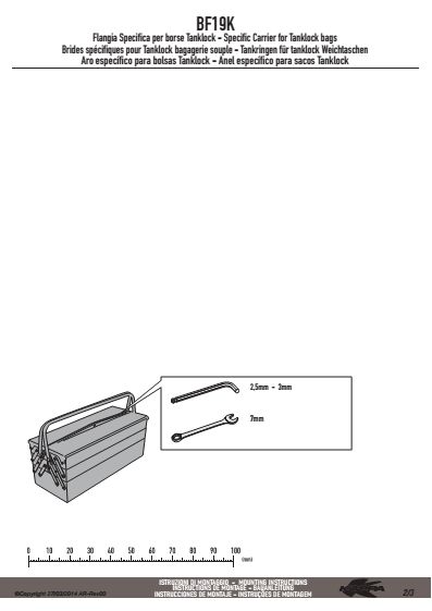 KAPPA MOCOWANIE TANKLOCK BMW G650 GS '11-14 – zdjęcie 4