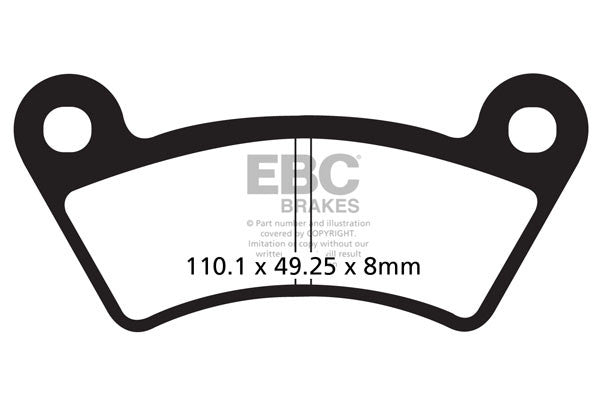 EBC Brakes Klocki hamulcowe EBC FA482R (kpl. na 1 tarcze)