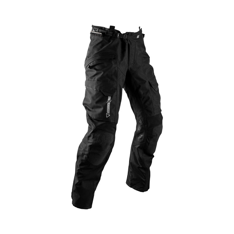 SPODNIE MOTOCYKLOWE TEKSTYLNE LEATT ADV DRITOUR 5.5 STEALTH BLACK GREY S