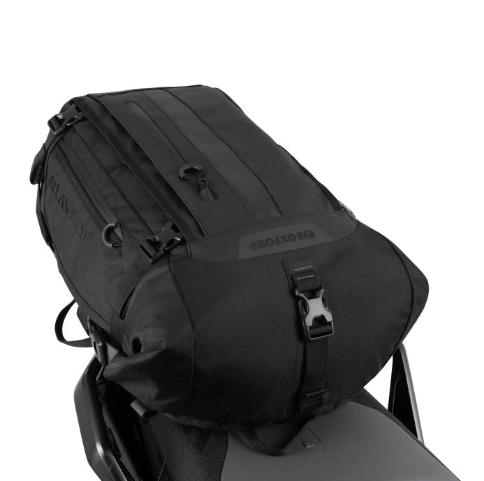 OXFORD TORBA NA TYLNE SIEDZENIE MOTOCYKLA ATLAS T-20 ADVANCED TOURPACK 20L KOLOR CZARNY – zdjęcie 3
