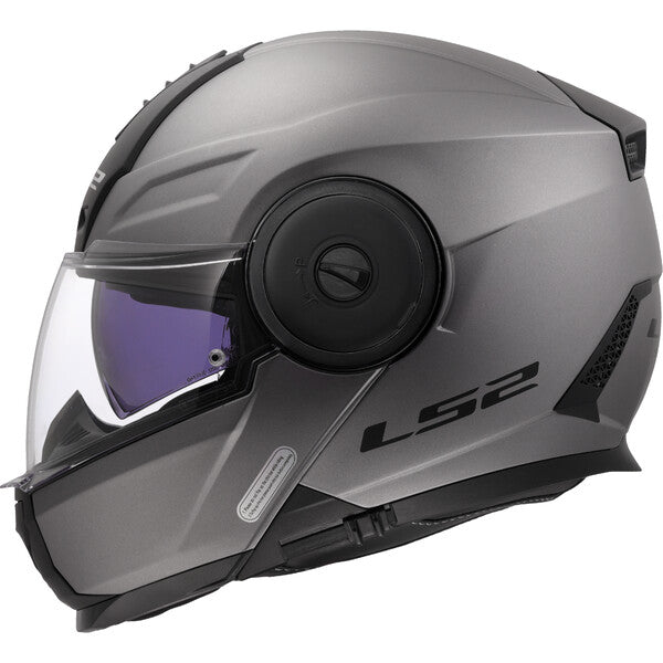 KASK LS2 FF902 SCOPE II SOLID TITANIUM +PNLCK