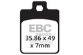 EBC Brakes Klocki hamulcowe EBC SFA260HH skuterowe (kpl. na 1 tarcze)