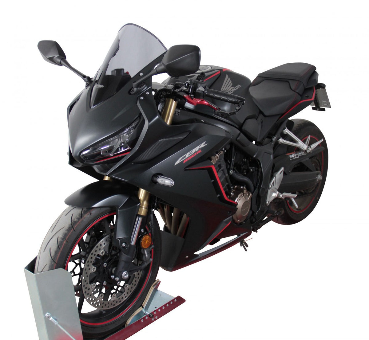 Szyba motocyklowa MRA HONDA CBR 650 R 2019-2023, forma R, przyciemniana