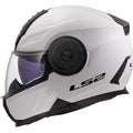 KASK LS2 FF902 SCOPE II SOLID WHITE +PNLCK