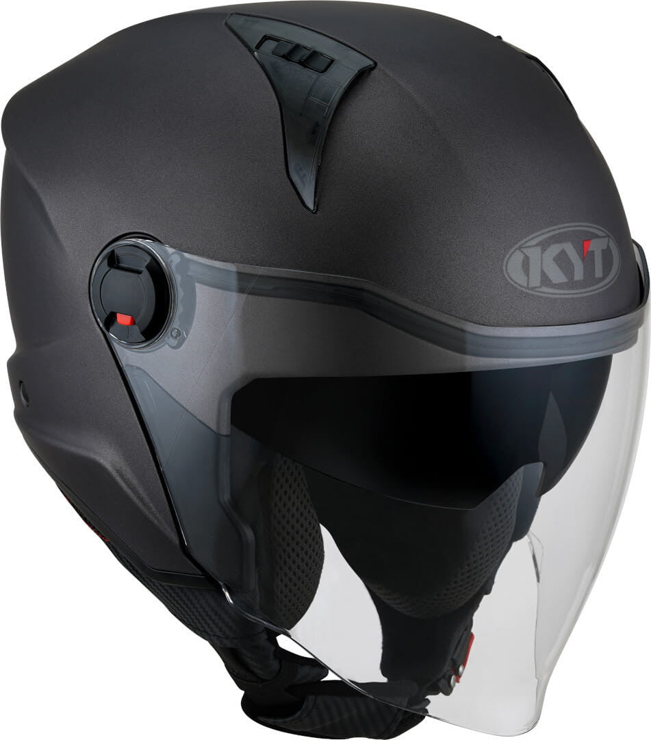 Kask Motocyklowy KYT D-CITY stalowy matowy – zdjęcie 4
