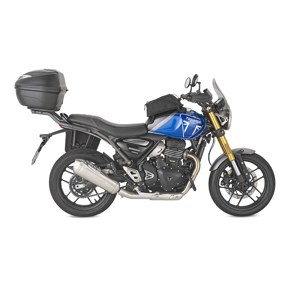 KAPPA GMOLE OSŁONY SILNIKA TRIUMPH SCRAMBLER 400 X '24-'25, SPEED 400 '24-'25, CZARNE – zdjęcie 3