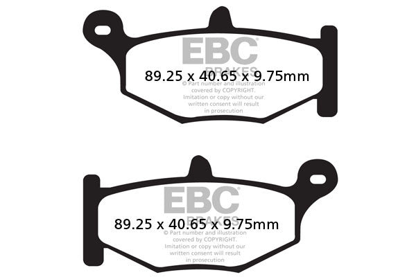 EBC Brakes Klocki hamulcowe EBC FA419V V-PAD (kpl. na 1 tarcze)