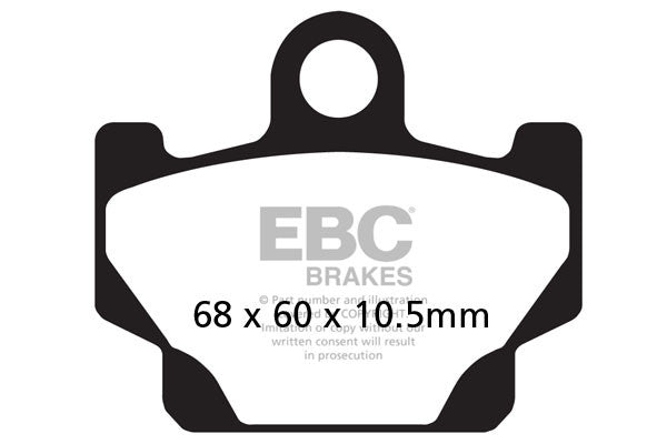 EBC Brakes Klocki hamulcowe EBC FA081 (kpl. na 1 tarcze)