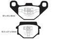 EBC Brakes Klocki hamulcowe EBC FA251 (kpl. na 1 tarcze)