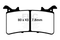 EBC Brakes Klocki hamulcowe EBC GPFAX757HH torowe/profesjonalne (kpl. na 1 tarcze)