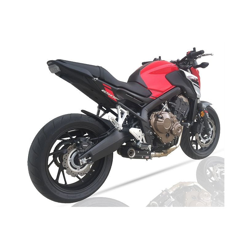 Tłumik IXIL HONDA CBR 650 R 19-20 (RH01 RH07) typ SX1 (waga: 3900g, długość: 347 mm., materiał: Inox AISI304, kolor: Bright resi