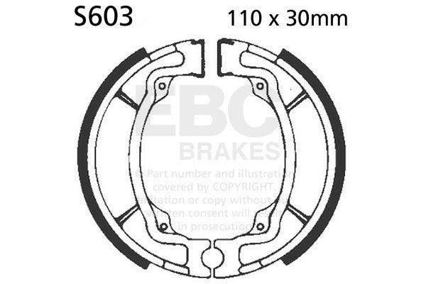 EBC Brakes Szczęki hamulcowe EBC S603 (1 kpl.)