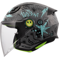 KASK LS2 OF622 FUNNY II SCRIBBLE GREY BLUE
