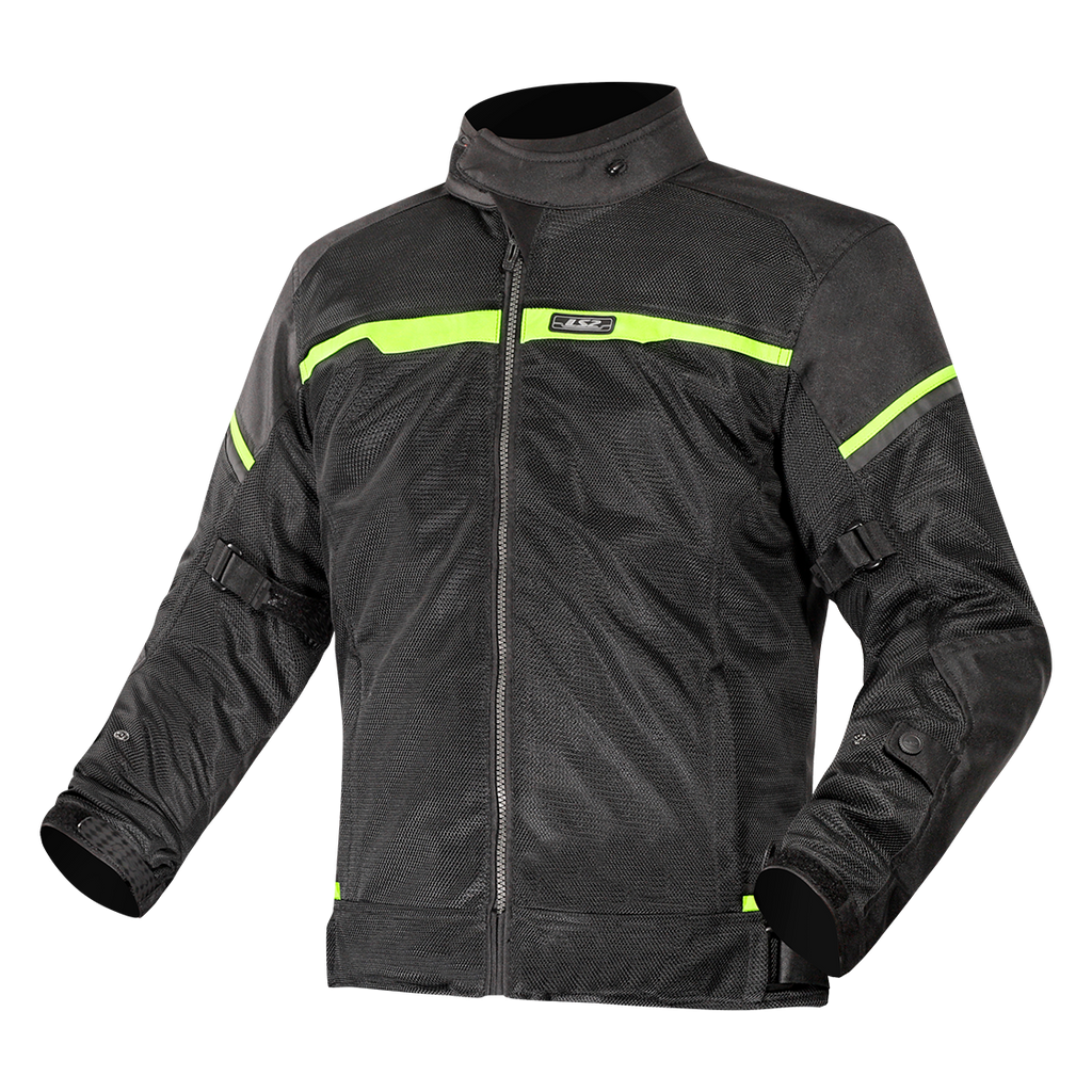 KURTKA LS2 RIVA LADY BLACK NEON YELLOW