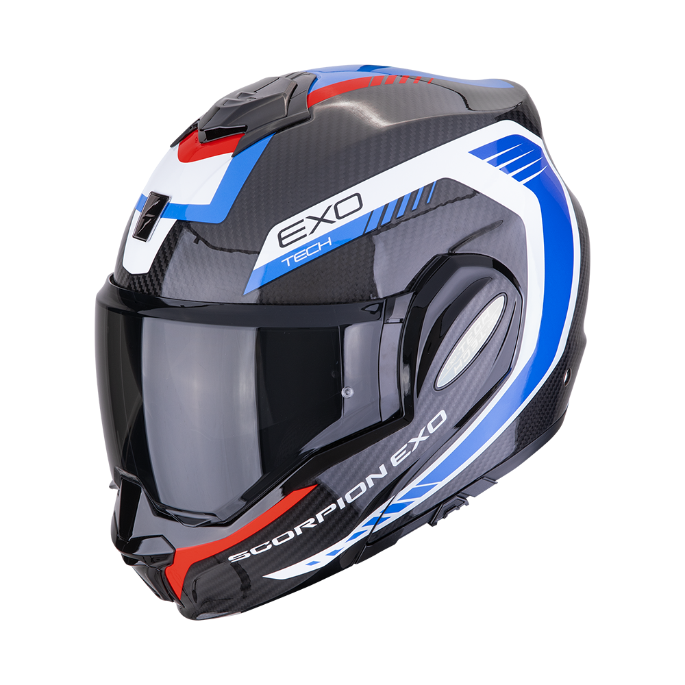 SCORPION KASK EXO-TECH CARBON COSY BK-BL-RED