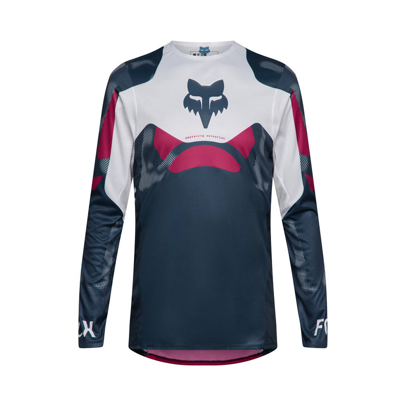 BLUZA MOTOCYKLOWA FOX FLEXAIR TACTILE WHITE