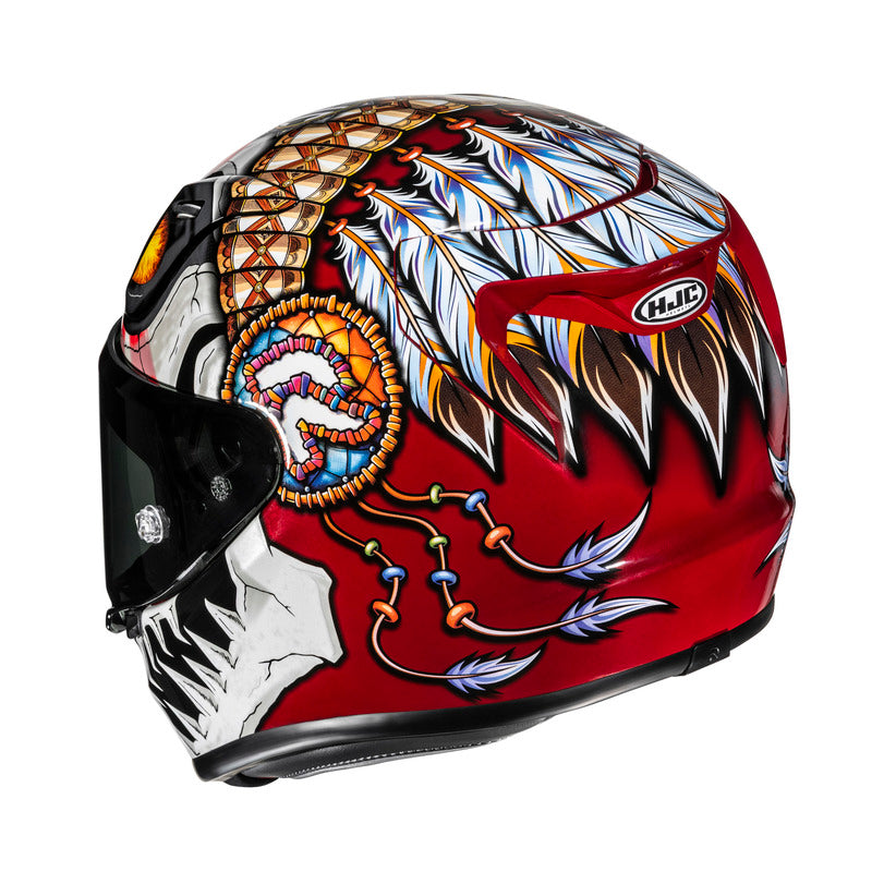 KASK MOTOCYKLOWY HJC RPHA12 KEPINA WHITE RED