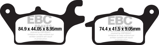 EBC Brakes Klocki hamulcowe EBC SFA655 skuterowe (kpl. na 1 tarcze)