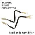 OXFORD PROMOCJA ZŁĄCZE (PRZEWÓD / PRZEJŚCIÓWKA / KABEL / PRZEDŁUŻACZ) KIERUNKOWSKAZÓW LED I ŻARÓWKOWYCH DO KOSTKI OEM YAMAHA (TRZY PRZEWODY - DO JAZDY DZIENNEJ)