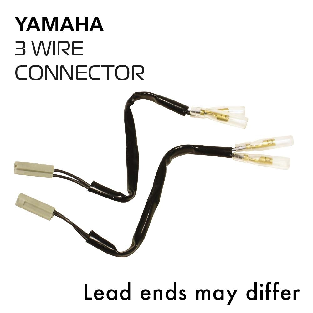 OXFORD PROMOCJA ZŁĄCZE (PRZEWÓD / PRZEJŚCIÓWKA / KABEL / PRZEDŁUŻACZ) KIERUNKOWSKAZÓW LED I ŻARÓWKOWYCH DO KOSTKI OEM YAMAHA (TRZY PRZEWODY - DO JAZDY DZIENNEJ)