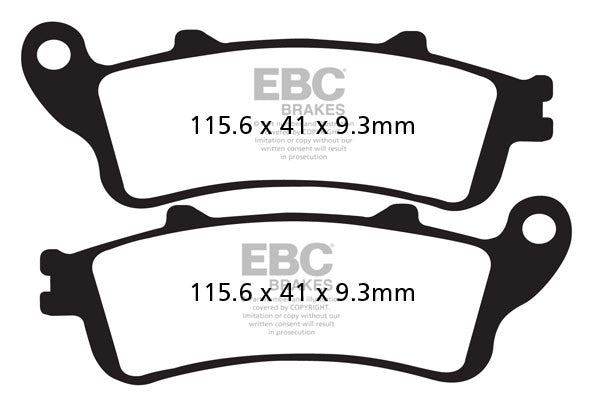 EBC Brakes Klocki hamulcowe EBC FA281HH wzmacniane (kpl. na 1 tarcze)