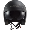 KASK LS2 OF599 SPITFIRE II MATT BLACK FLAG-06