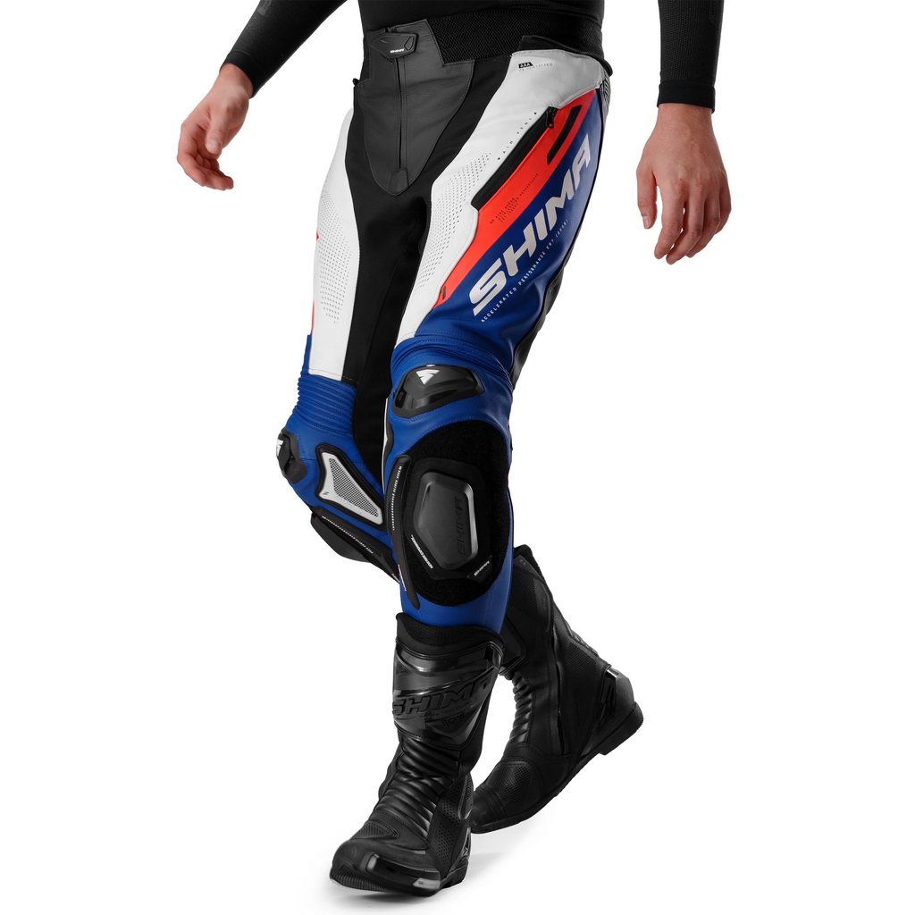 SHIMA MISSION ST MEN PNT BLU/WHT/RD