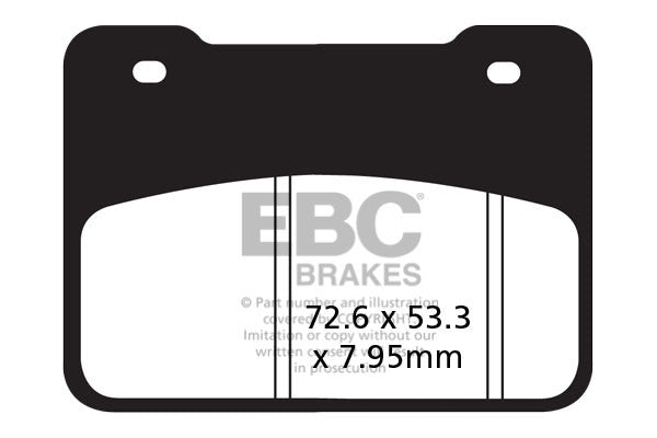 EBC Brakes Klocki hamulcowe EBC SFA627 skuterowe (kpl. na 1 tarcze)