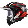 KASK LS2 MX701 EXPLORER SPIRE BL. TITAN RED-06