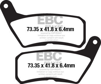 EBC Brakes Klocki hamulcowe EBC FA654 (kpl. na 1 tarcze)
