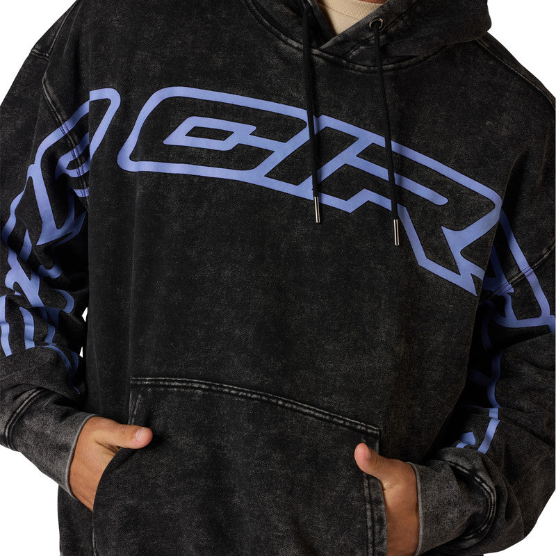 BLUZA Z KAPTUREM FOX PRO CIRCUIT FLEECE PO BLACK