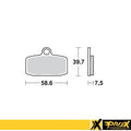 ProX Racing Parts ProX Klocki Hamulcowe Przednie KTM85SX '12-20 + Freeride 350 '12-17 (odpowiednik EBC FA612R)