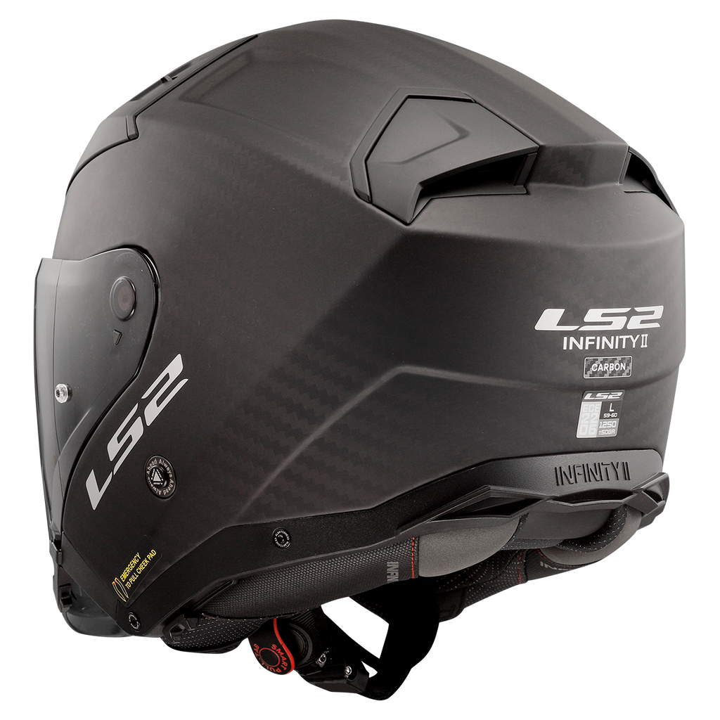 KASK LS2 OF603 INFINITY II MATT CARBON -06