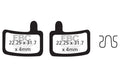 CFA467 - Klocki hamulcowe rowerowe (organiczne) EBC Brakes