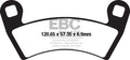 EBC Brakes Klocki hamulcowe EBC FA656TT (kpl. na 1 tarcze)