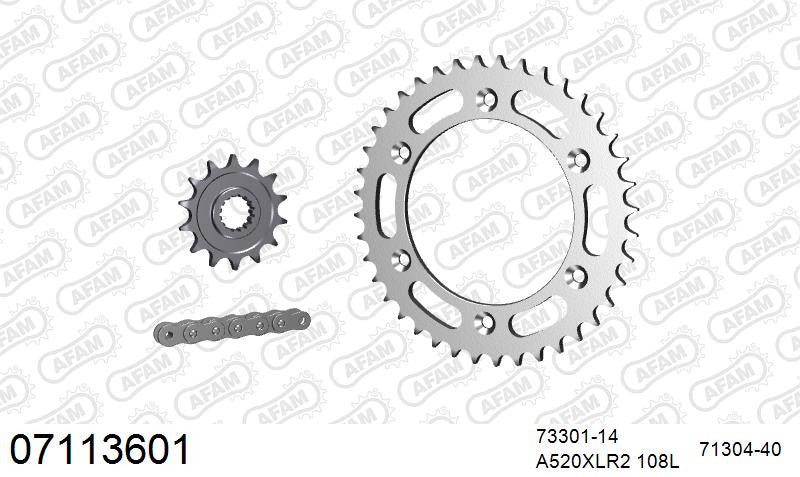Zestaw napędowy AFAM do KTM EXE 125