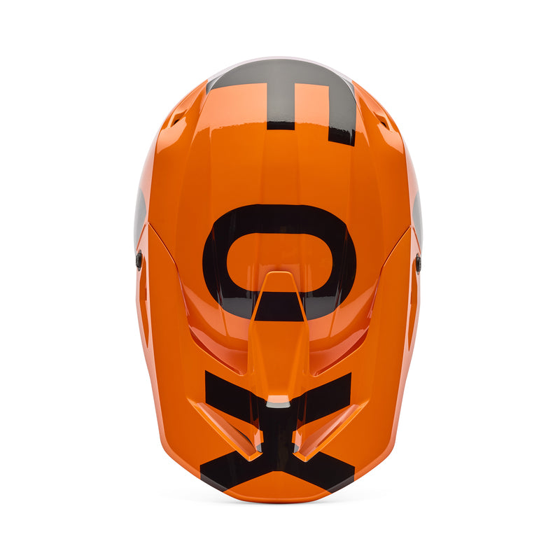 KASK MOTOCYKLOWY FOX V1 SHIELD FLUO ORANGE