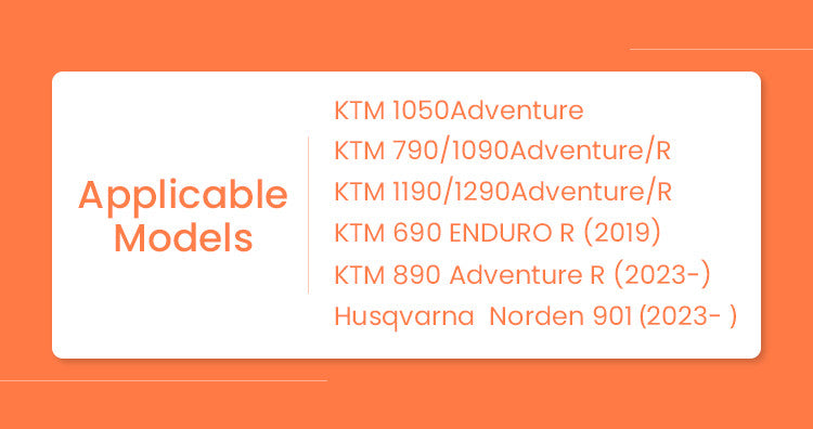LOBOO Nakładka na stopkę boczną, aluminiowa do KTM690, KTM790 Adventure, KTM890 Adventure R, KTM1050, KTM1190, KTM1290,