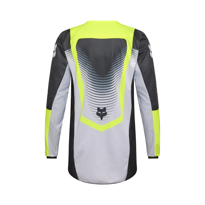 BLUZA MOTOCYKLOWA FOX 180 COLLECT GREY YELLOW