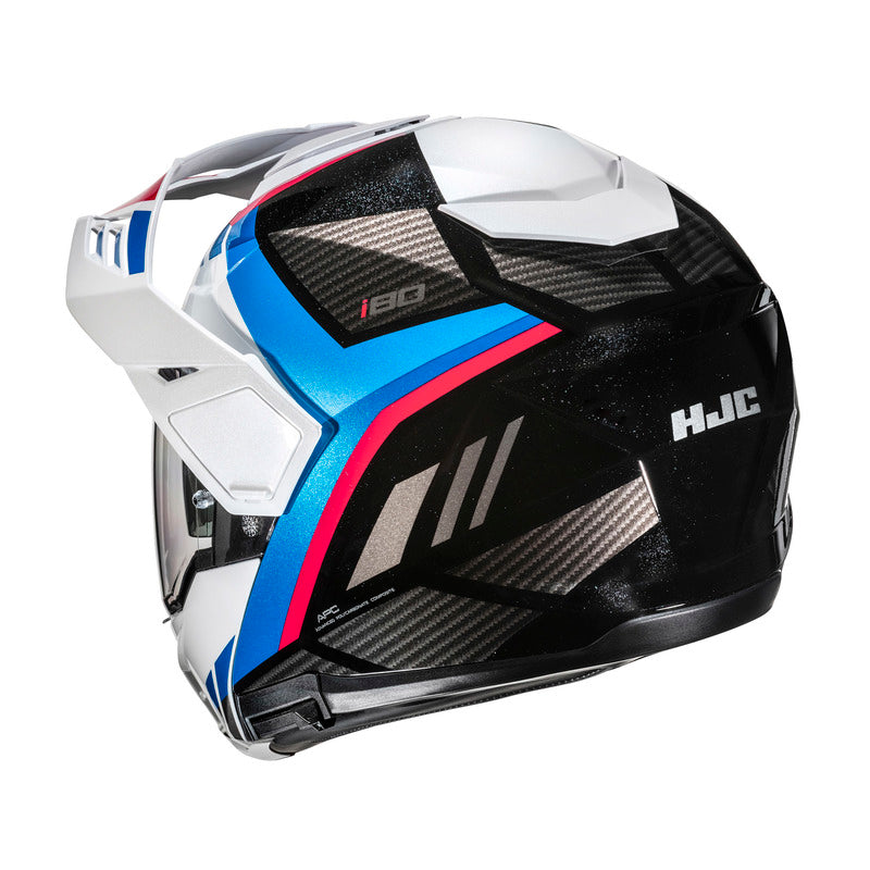KASK MOTOCYKLOWY HJC I80 IMES WHITE BLUE