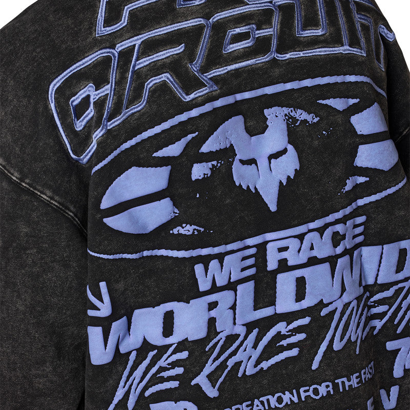 BLUZA Z KAPTUREM FOX PRO CIRCUIT FLEECE PO BLACK