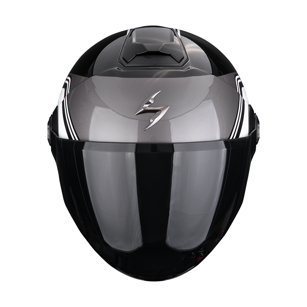 SCORPION KASK EXO-CITY II VITA METAL-BK-WH