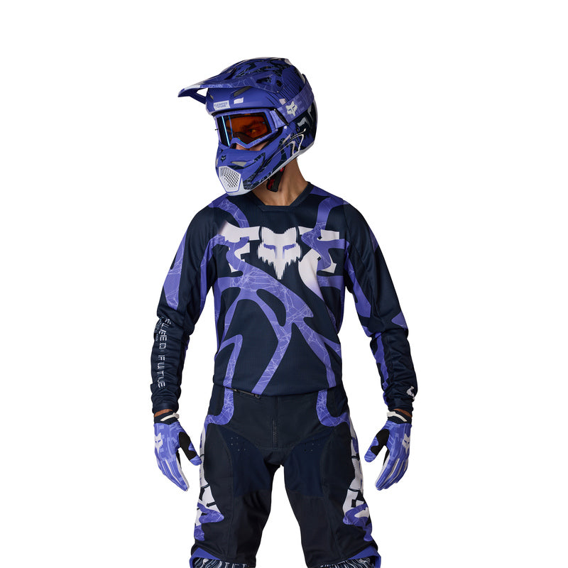BLUZA MOTOCYKLOWA FOX 180 DIFFUSE SE BLUEBERRY