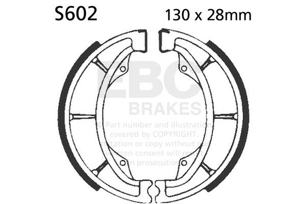 EBC Brakes Szczęki hamulcowe EBC S602 (1 kpl.)
