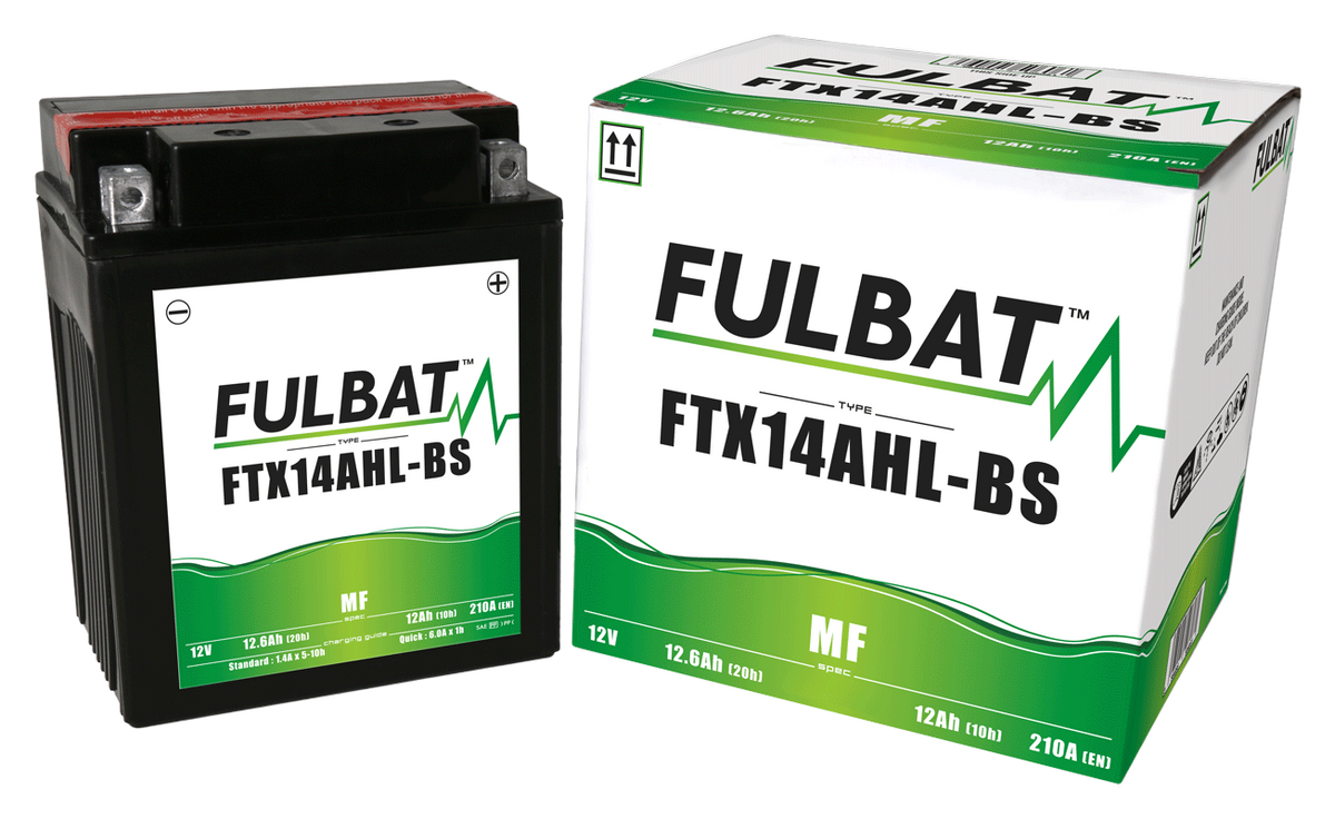 Akumulator FULBAT FUL MF - FTX14AHL-BS / YTX14AHL-BS (suchy, bezobsługowy, kwas w zestawie)