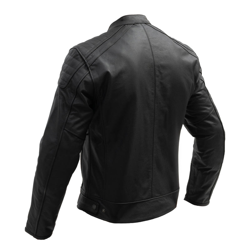 KURTKA MOTOCYKLOWA SKÓRZANA BROGER LEGEND BLACK