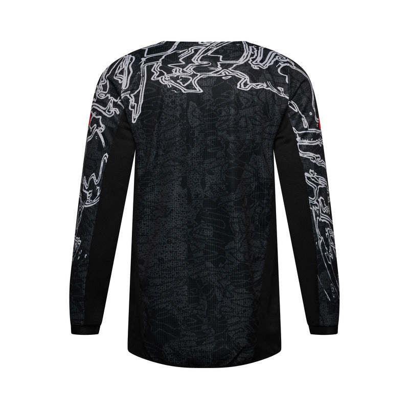 BLUZA MOTOCYKLOWA JUNIOR FOX 180 ABYSS BLACK