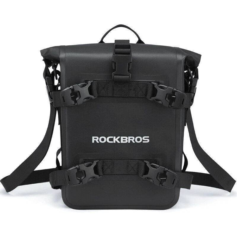 Wodoodporna torba motocyklowa na gmole (Crash Bar) / torba boczna ROCKBROS 5L (Czarna)